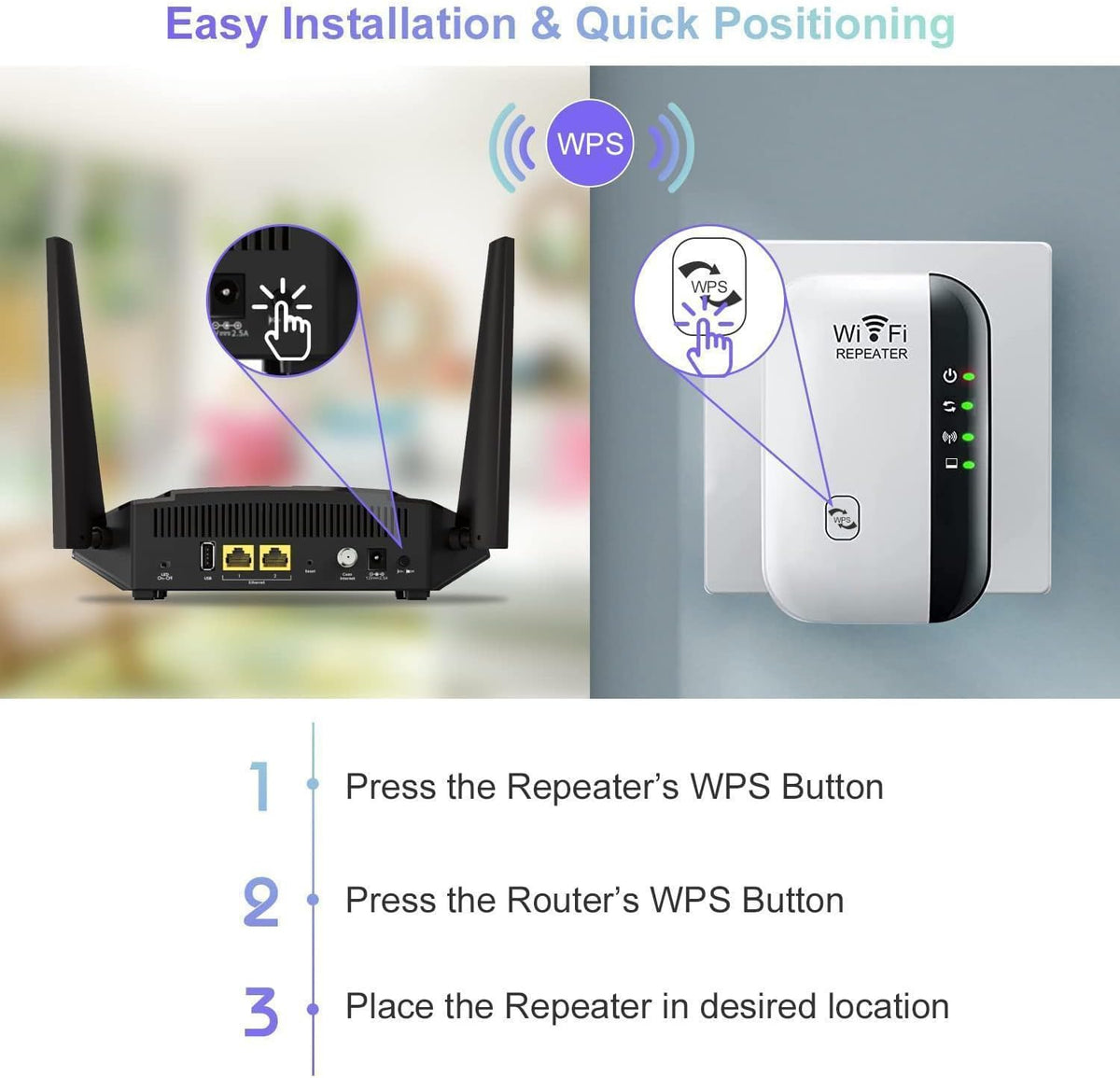 2026 WiFi Extenders Signal Booster for Home Up to 5000 sq.ft & 40 Devices Wireless Repeater