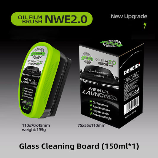 Car Glass Oil Film Remover Cleaning Brush NWE2.0
