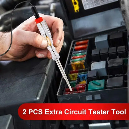 Universal 306PCS Car Fuse Assortment Kit with Fuse Puller Circuit Tester